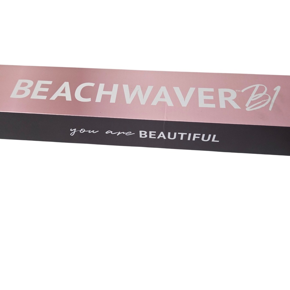 Beachwaver B1 Curling Iron Women 1in Midnight Rose Rotating Ceramic Wand